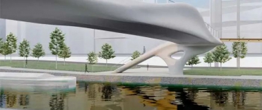 转载 巴黎2024年奥运会40米3D打印混凝土人行天桥即将开工 